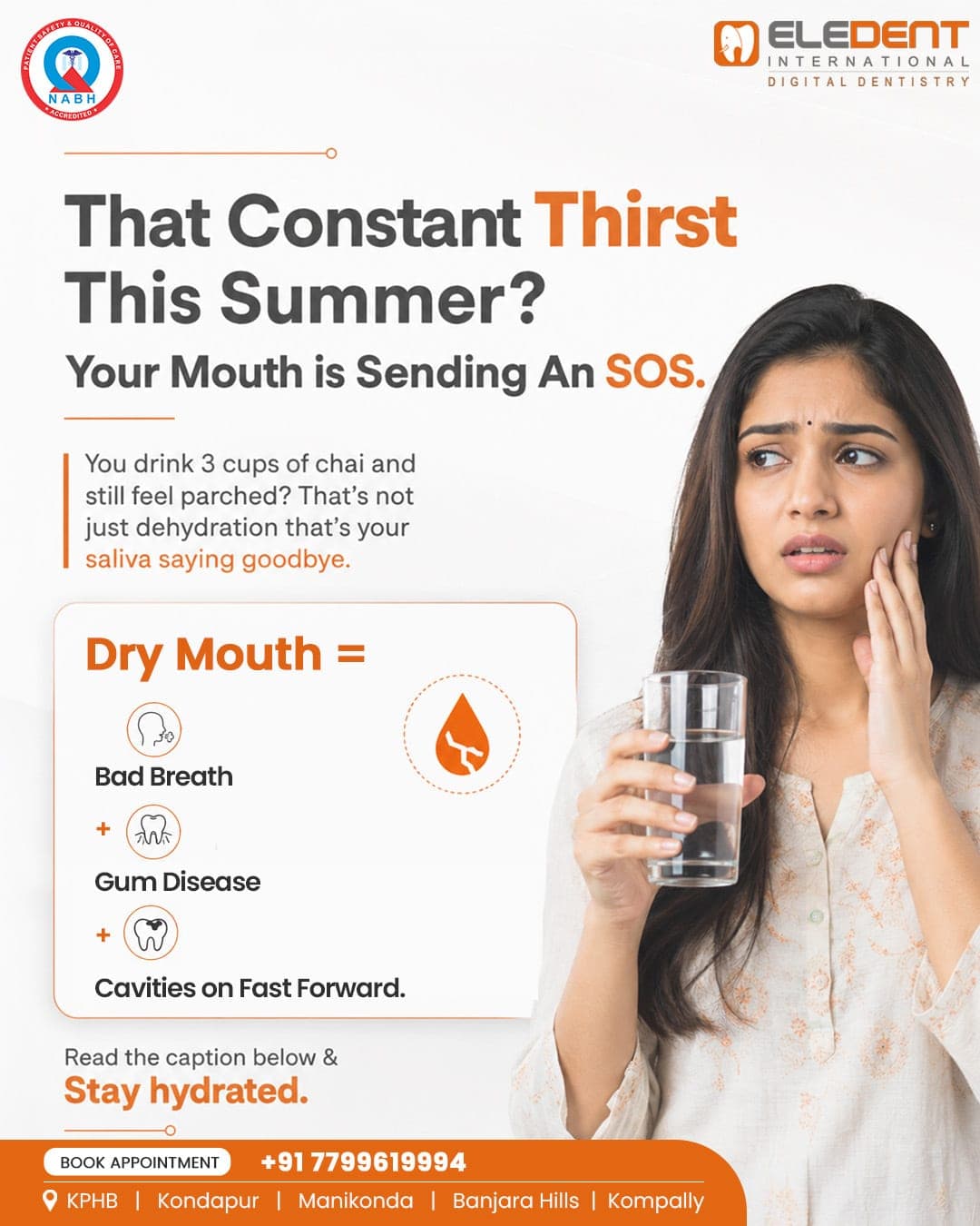 That constant thirst? Your mouth is sending an SOS