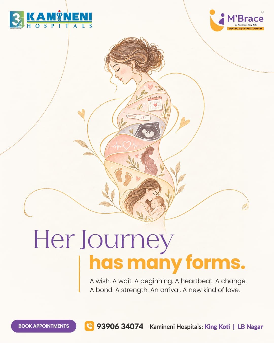 Her journey has many forms