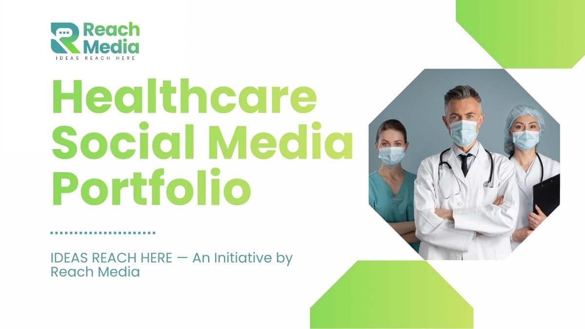 Cover of Healthcare Social Media Portfolio